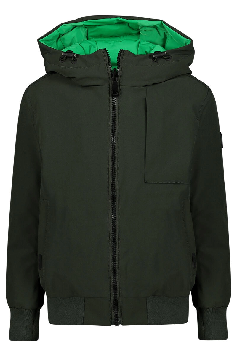 airforce hooded padded jacket