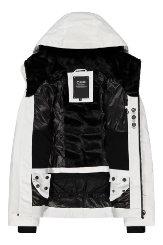 CMP Jacket Fix Hood Twill 33W0376 - Chaqueta de esquí Mujer