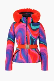 GOLDBERGH MUSE FAUX BORDER SKI JACKET