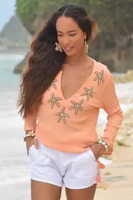 HOT LAVA BLOUSE STARFISH