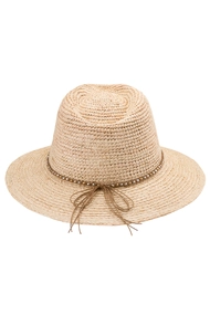 HOUSE OF ORD MALIBU RAFFIA FEDORA