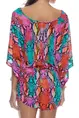 LULI FAMA CABANA V NECK DRESS