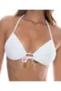 LULI FAMA MOLDED PUSH UP BANDEAU HALTER TOP