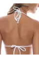 LULI FAMA MOLDED PUSH UP BANDEAU HALTER TOP