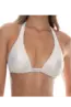 LULI FAMA TRIANGLE HALTER TOP