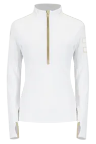 ONE MORE TECH SWEATER WITH HALF ZIP PRINTED