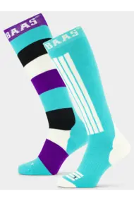 POEDERBAAS STRIPED SKI SOCKS 2-PACK