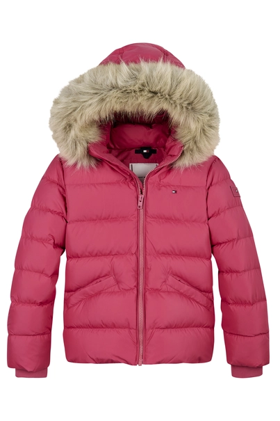 TOMMY HILFIGER ESSENTIAL DOWN FUR HOOD JACKET