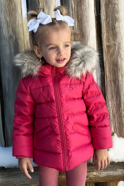 TOMMY HILFIGER ESSENTIAL DOWN FUR HOOD JACKET