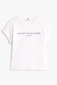 TOMMY HILFIGER MODERN CAP SLV CORP LOGO TEE