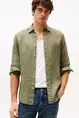 TOMMY HILFIGER PIGMENT DYED LI SOLID RF SHIRT