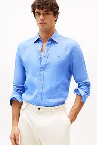 TOMMY HILFIGER PIGMENT DYED LI SOLID RF SHIRT
