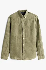 TOMMY HILFIGER PIGMENT DYED LI SOLID RF SHIRT