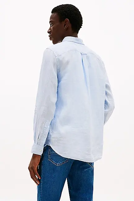 TOMMY HILFIGER PIGMENT DYED LI SOLID RF SHIRT