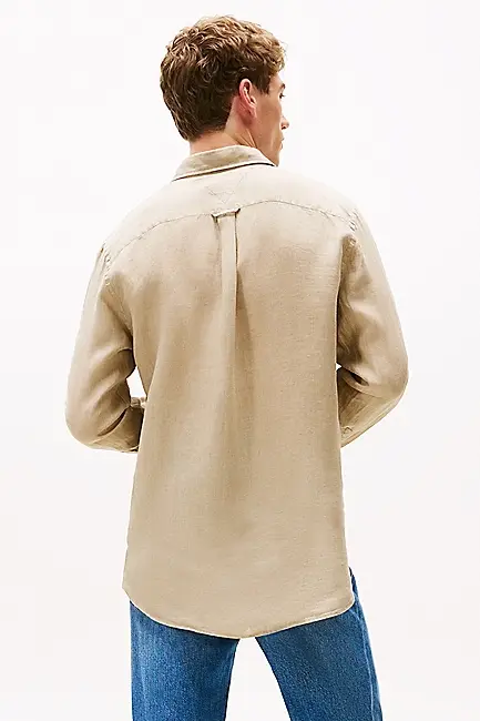 TOMMY HILFIGER PIGMENT DYED LI SOLID RF SHIRT