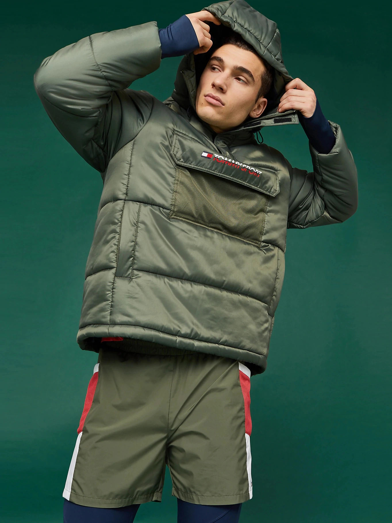 tommy sport insulated jacket