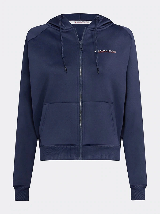 tommy sport zip hoodie