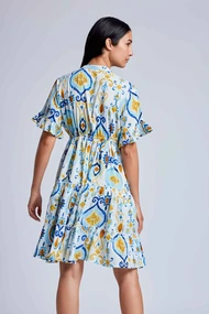 VACANZE ELENA 3/4 SLEEVES DRESS