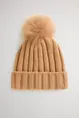 WOOLRICH BEANIE CASHMERE POM-POM