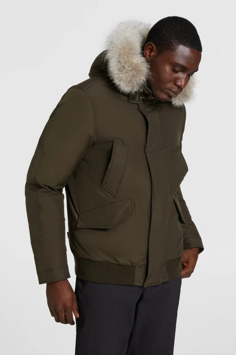 woolrich polar bomber jacket